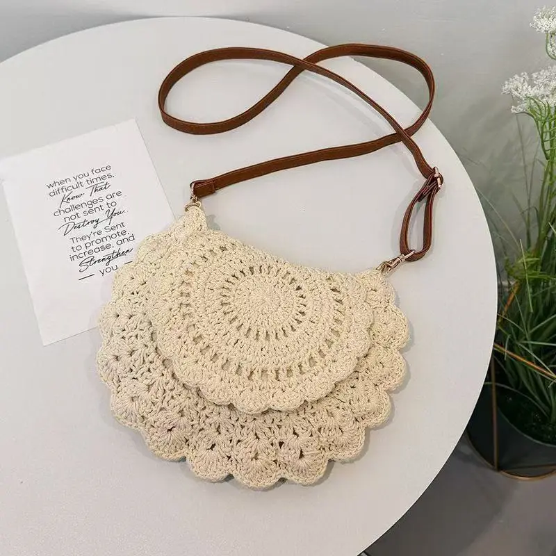 New Woven Hollow Crossbody Bag for Women