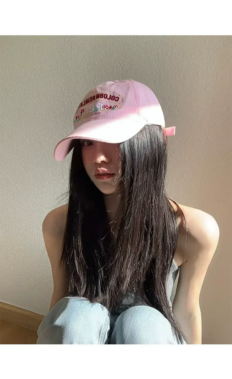 Korean Style Embroidered Baseball Cap for Women — feature 7