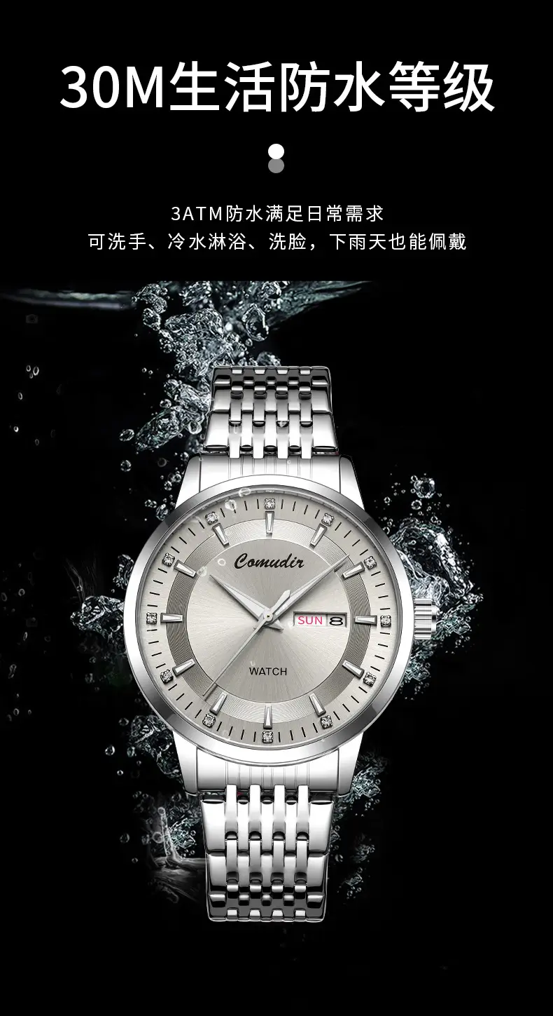Fully Automatic Imitation Mechanical Watch, Business Men's Watch, Hollow Design, Waterproof, Luminous, Dual Calendar, High-Value Watch — feature 10