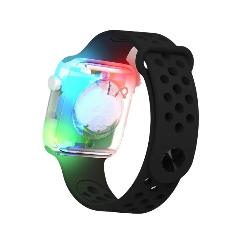 Y1 LED Digital Watch Red Silicone Band Waterproof