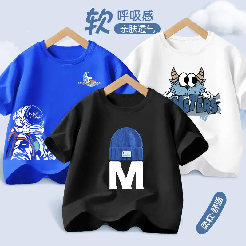 Kids Braavy T-Shirts Orange White Medium Large - Image 10
