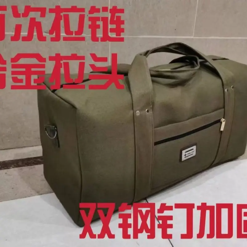 Large Canvas Shoulder Bag for Travel & Work - Image 6