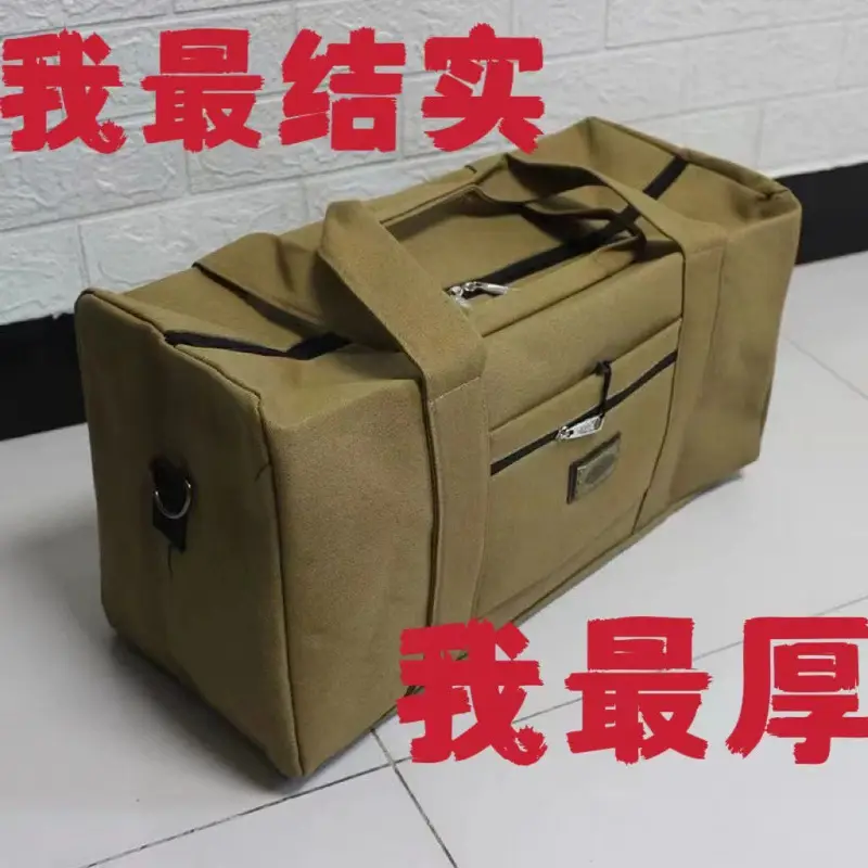 Large Canvas Shoulder Bag for Travel & Work - Image 2
