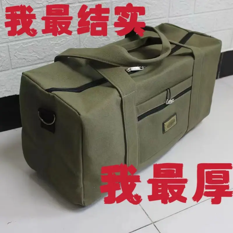 Large Canvas Shoulder Bag for Travel & Work - Image 3