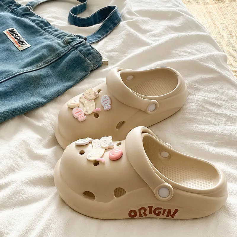 Cute Cat Clogs Women Summer Sandals Non Slip EVA — feature 24