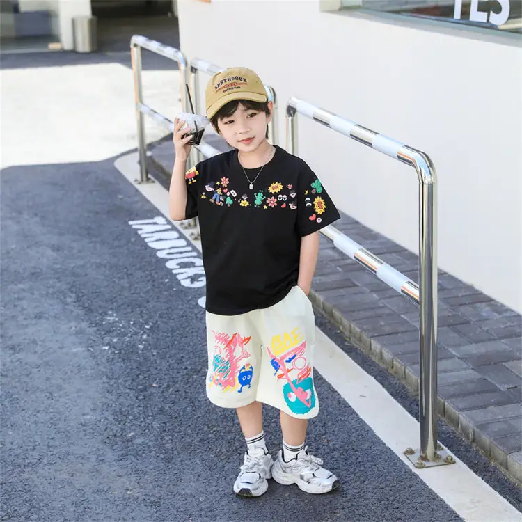 Boys Cartoon Print T-Shirt 2026 Summer Wear — feature 4
