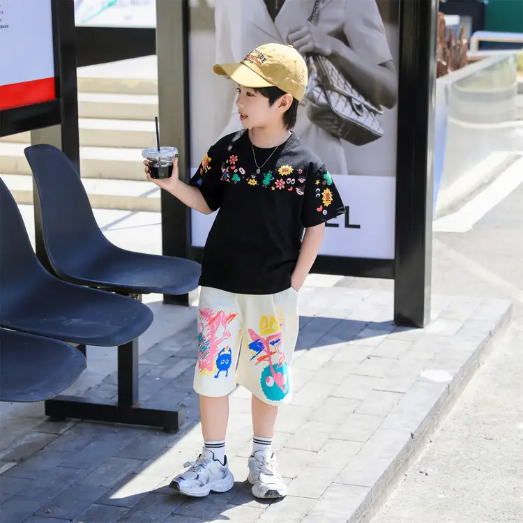 Boys Cartoon Print T-Shirt 2026 Summer Wear — feature 5