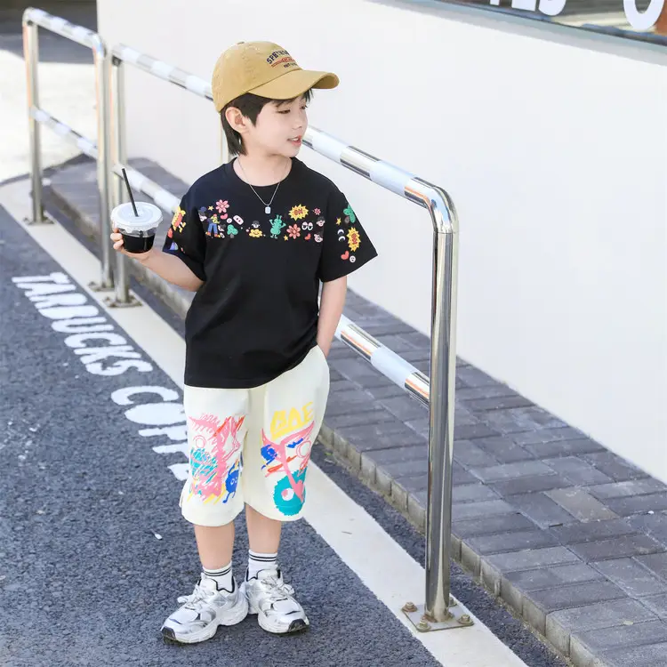Boys Cartoon Print T-Shirt 2026 Summer Wear — feature 6