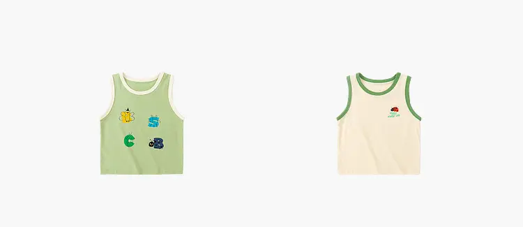 Baby Sleeveless Vest Summer Pink Ice Print 100% Cotton — feature 20