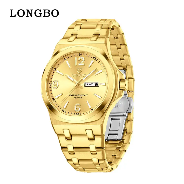 Longbo Gold Cross-Border Men's Quartz Watch 83892 - Image 11
