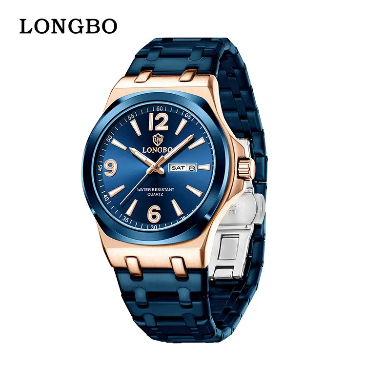 Longbo Gold Cross-Border Men's Quartz Watch 83892 - Image 12