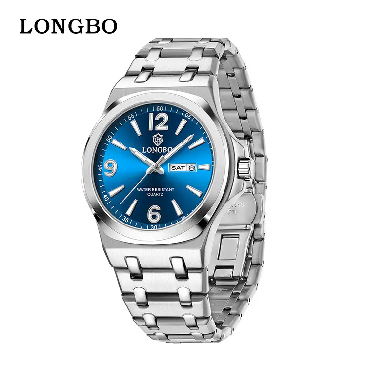 Longbo Gold Cross-Border Men's Quartz Watch 83892 - Image 4