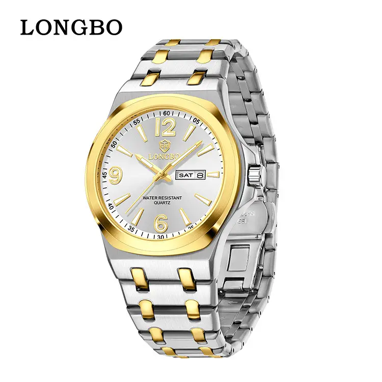 Longbo Gold Cross-Border Men's Quartz Watch 83892 - Image 6