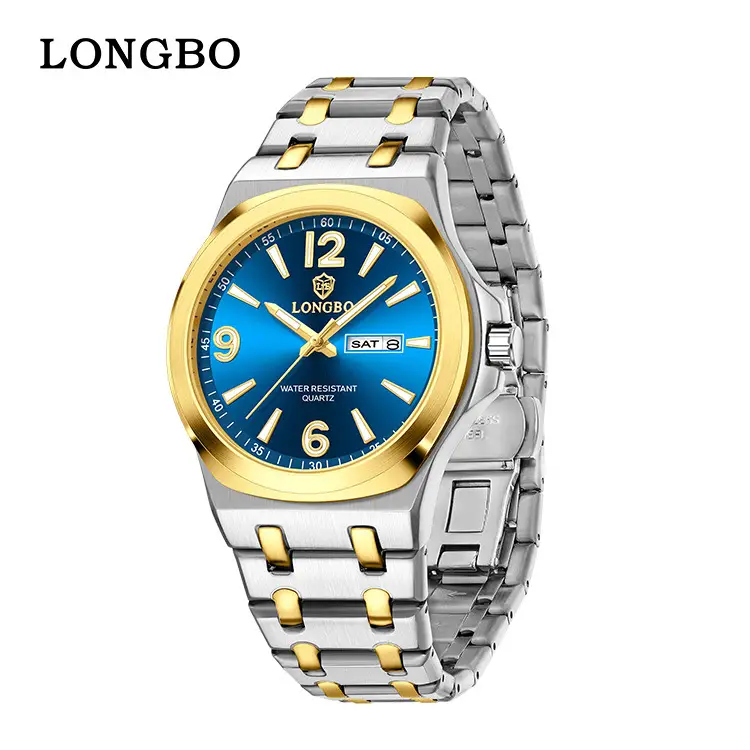 Longbo Gold Cross-Border Men's Quartz Watch 83892 - Image 7