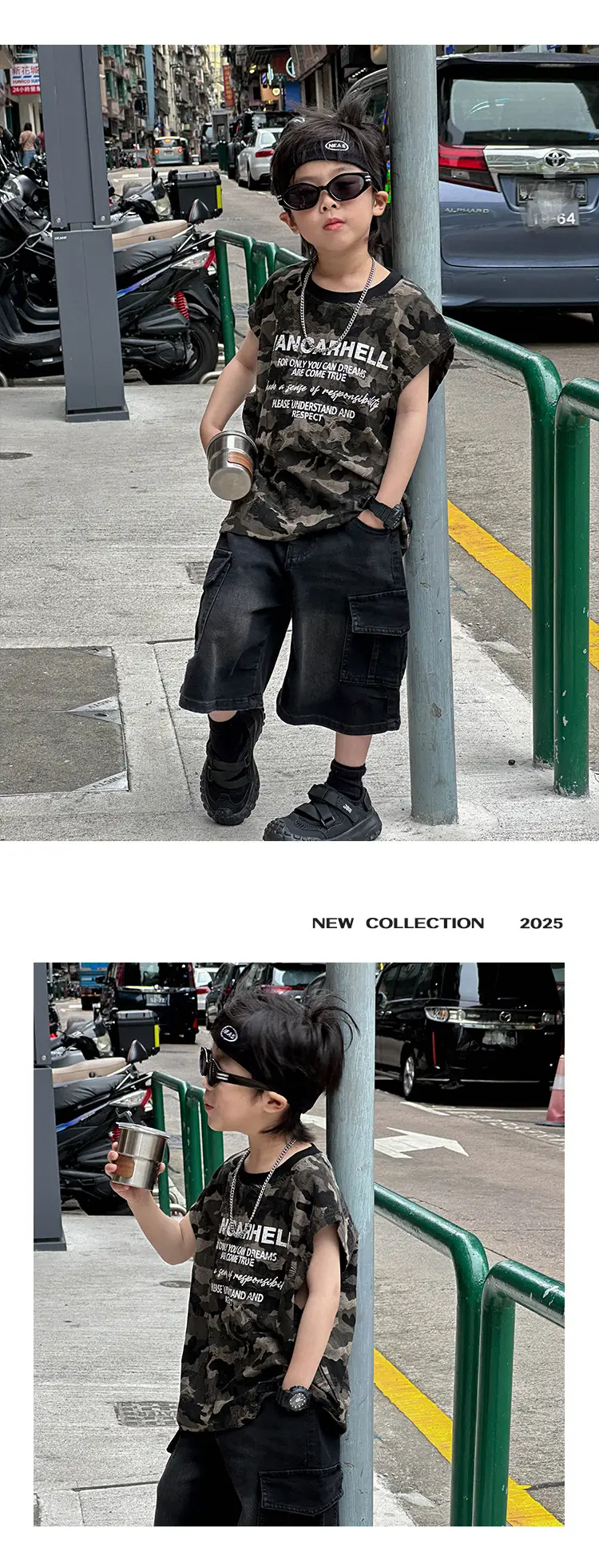 Boys Letter T-Shirt 2025 Summer New Korean Style Trendy Thin Top for Children Versatile Summer Wear — feature 11