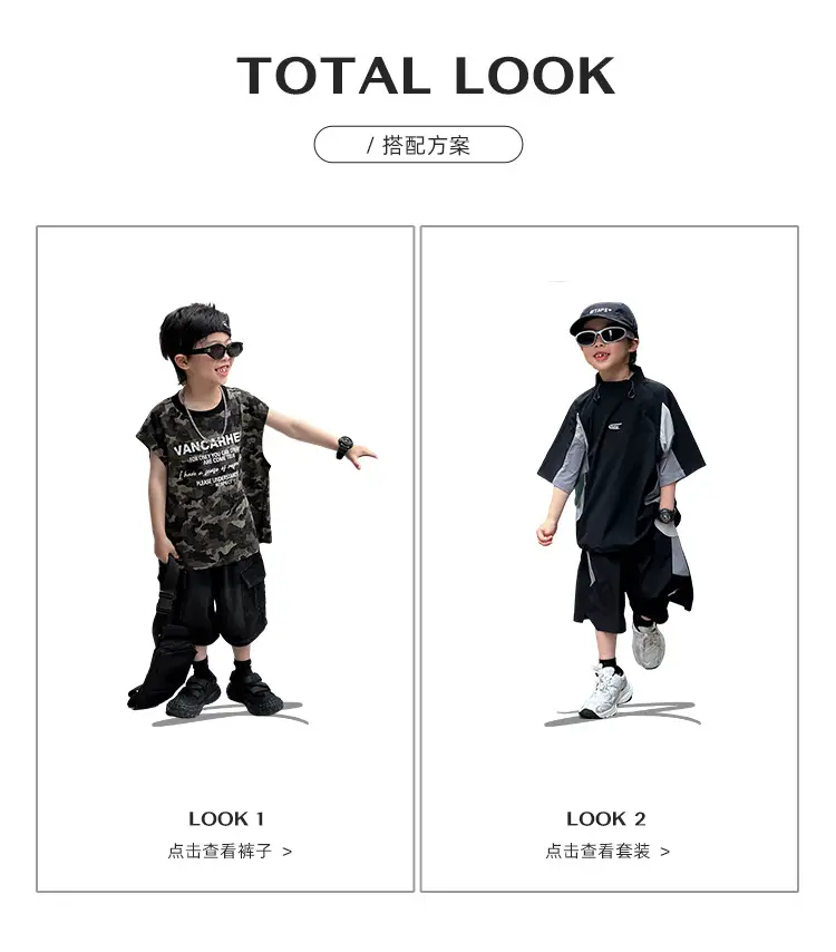 Boys Letter T-Shirt 2025 Summer New Korean Style Trendy Thin Top for Children Versatile Summer Wear — feature 2