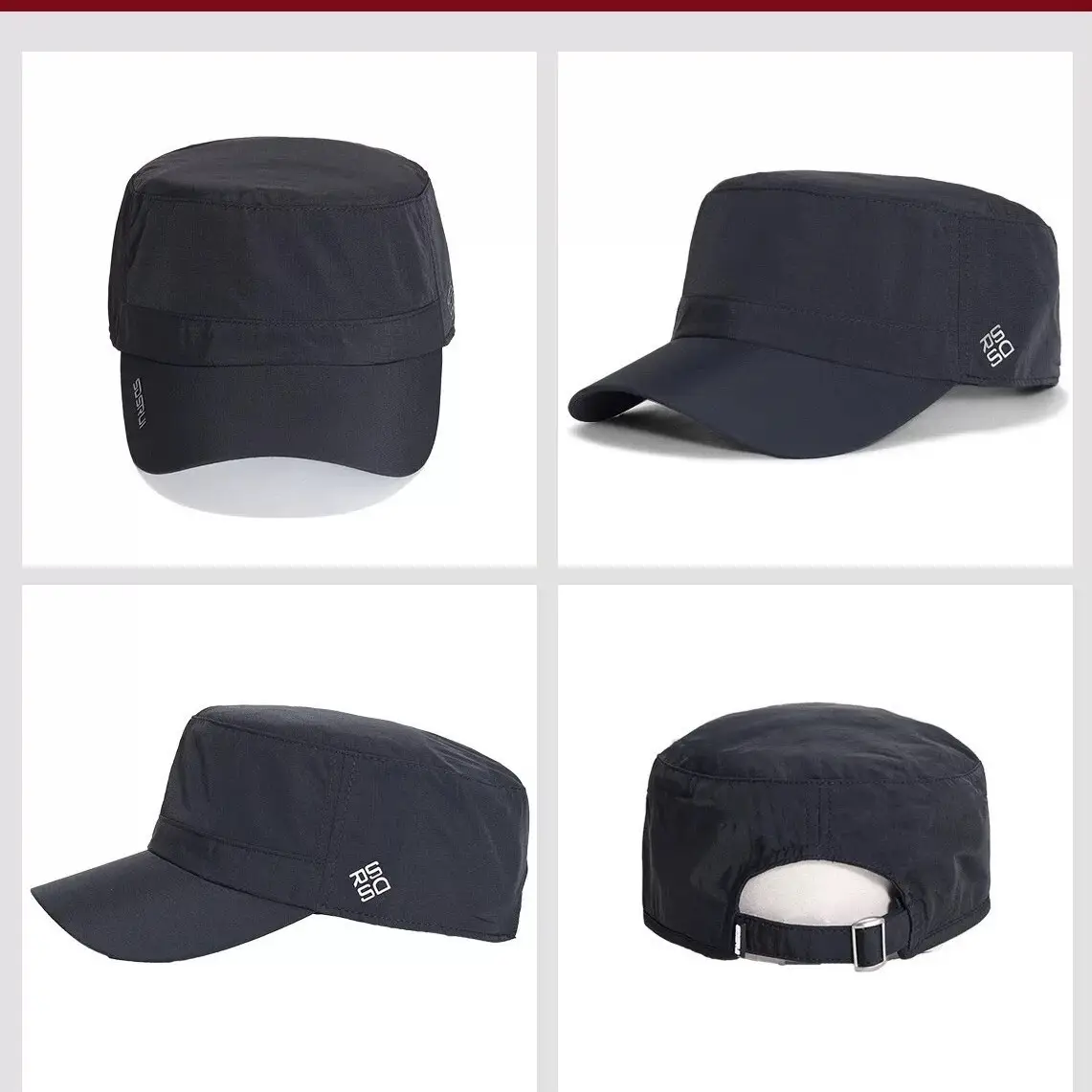 Men's Blue Sdsrui Flat Cap Sun Hat with Adjustable Buckle - Image 15