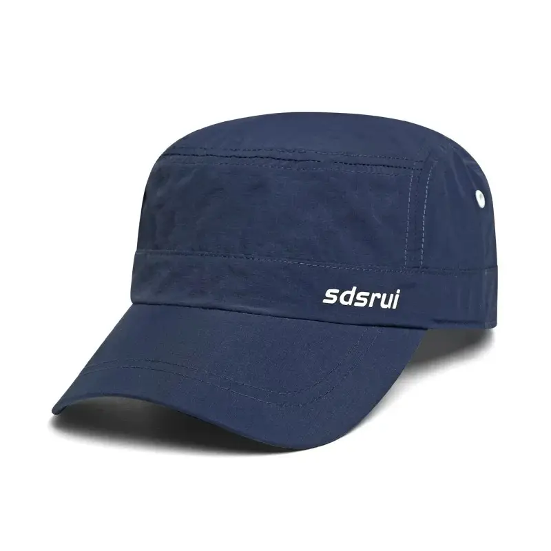 Men's Blue Sdsrui Flat Cap Sun Hat with Adjustable Buckle - Image 11