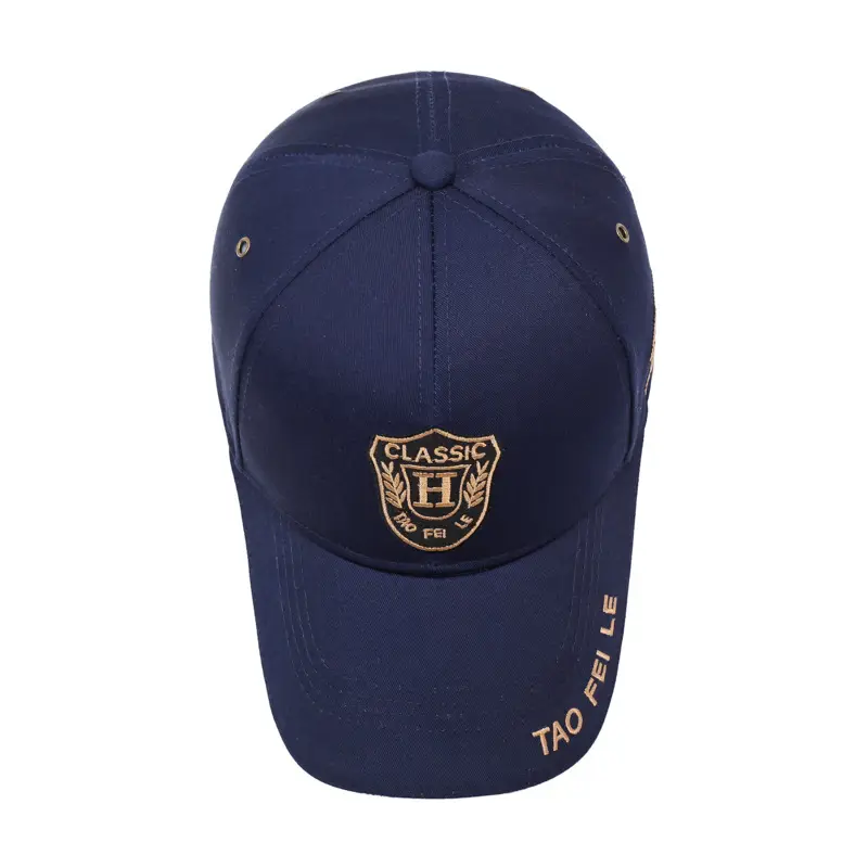 Navy Blue Faido Logo Cap for Men - Image 8