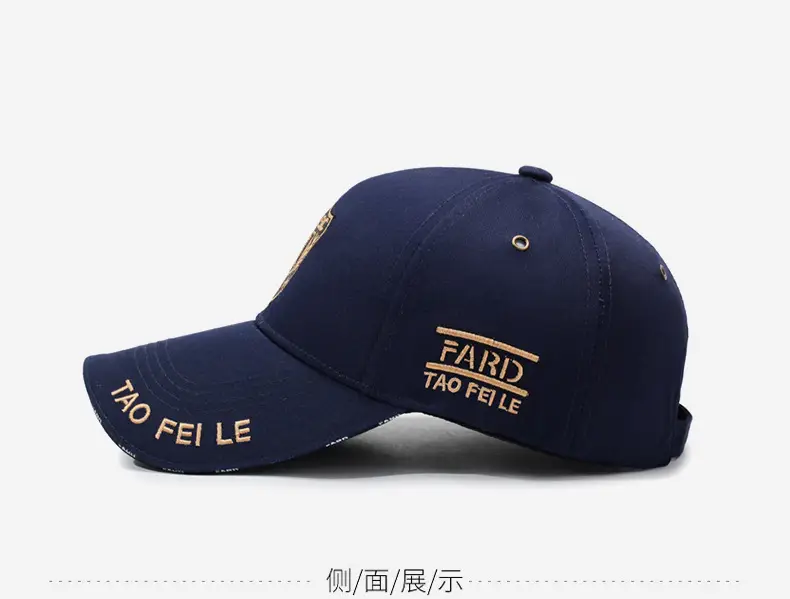 Navy Blue Faido Logo Cap for Men — feature 10