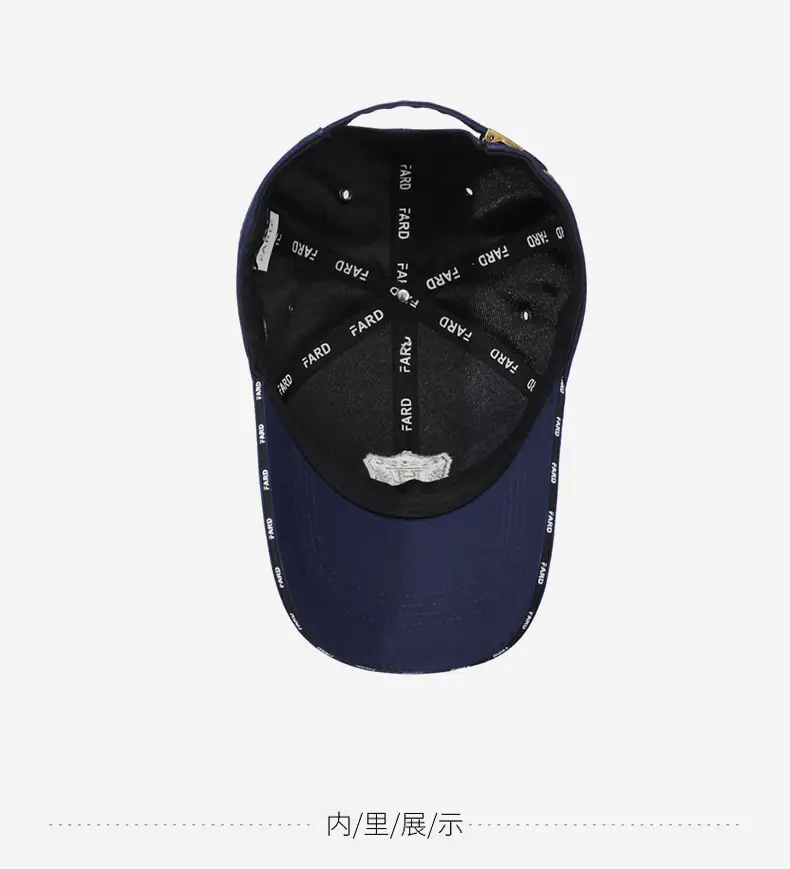 Navy Blue Faido Logo Cap for Men — feature 13