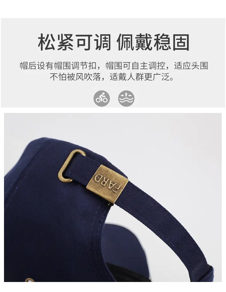 Navy Blue Faido Logo Cap for Men — feature 4