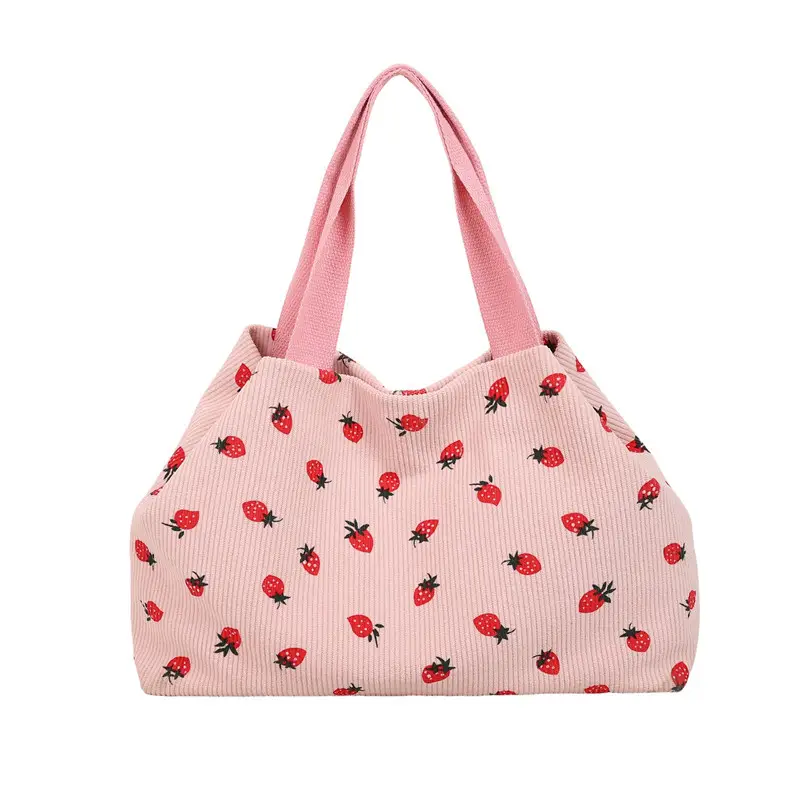 Brown Red Dot Shoulder Bag College Women - Image 9