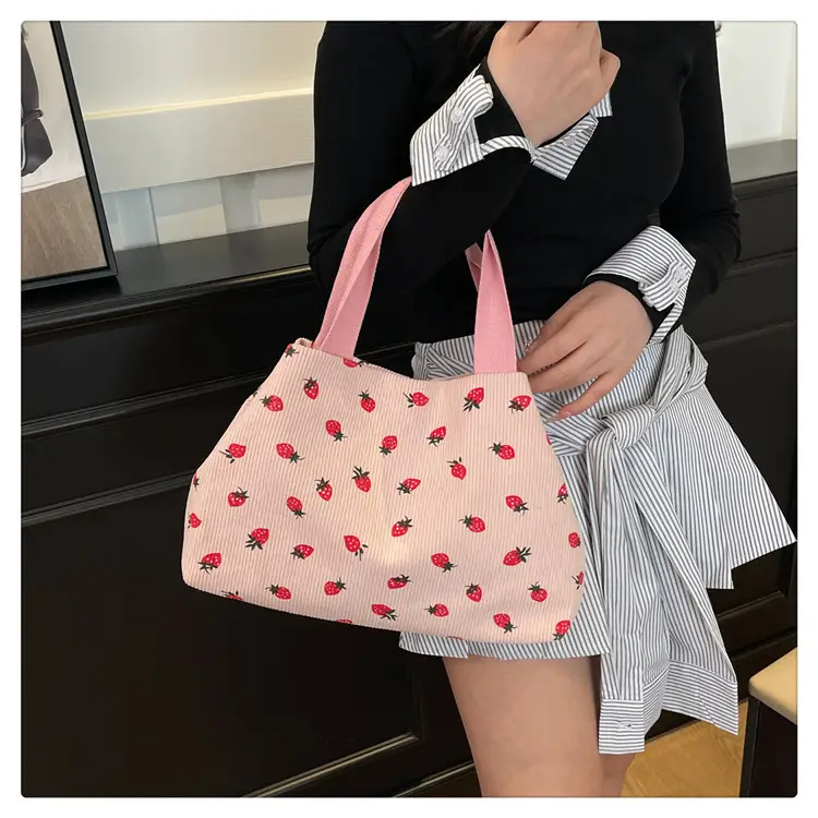 Brown Red Dot Shoulder Bag College Women — feature 20