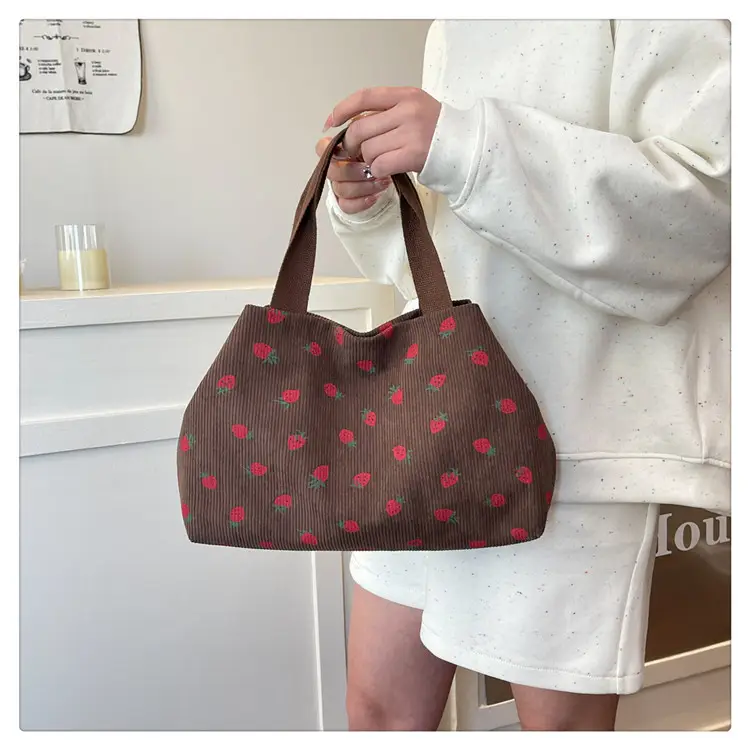 Brown Red Dot Shoulder Bag College Women — feature 29