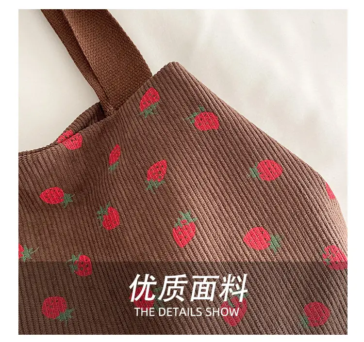 Brown Red Dot Shoulder Bag College Women — feature 8