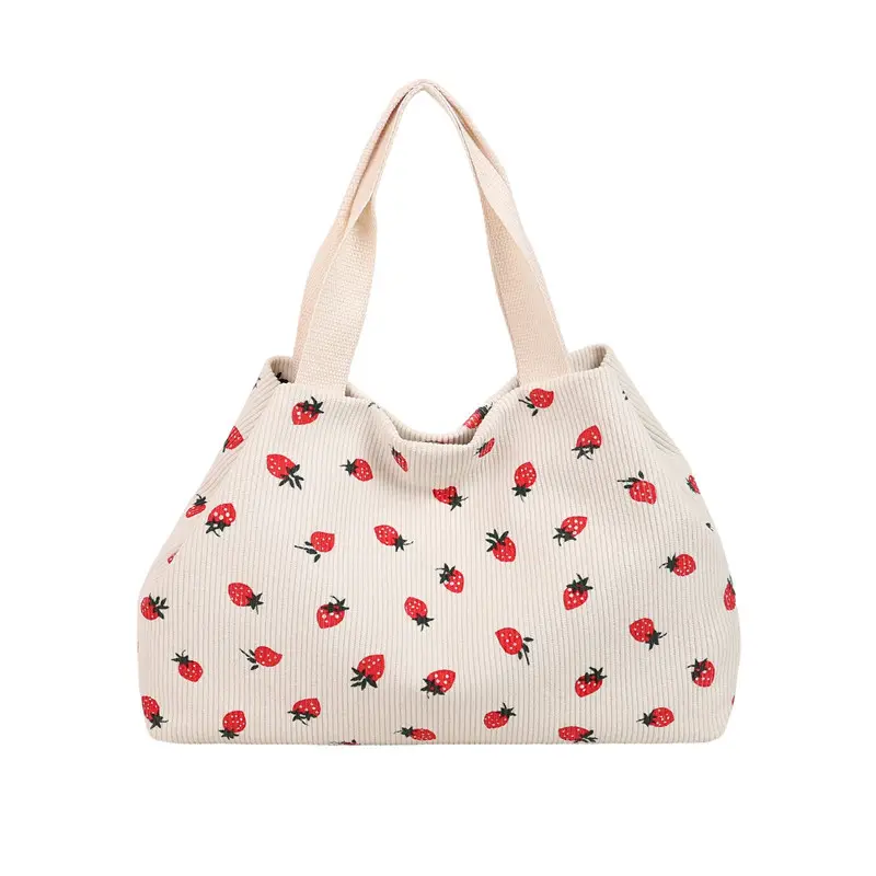 Brown Red Dot Shoulder Bag College Women - Image 2