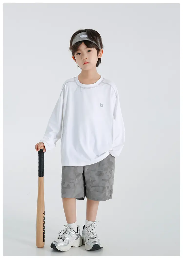 Haima Boys Quick-Dry Thin Long Sleeve Summer T-Shirt — feature 11