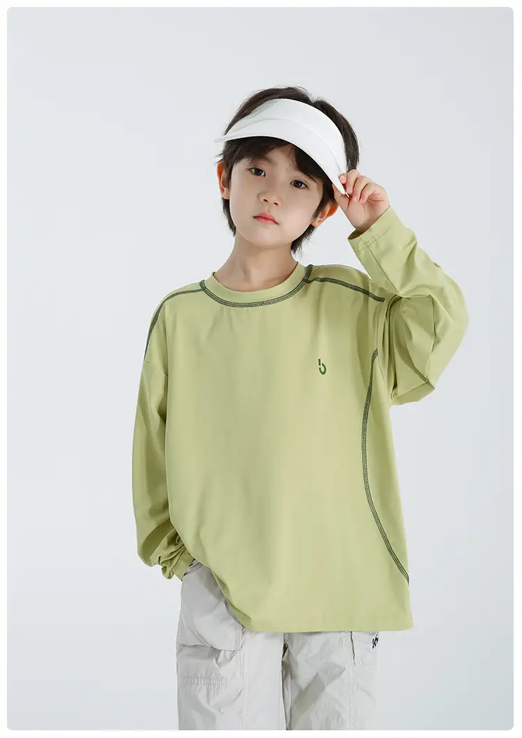 Haima Boys Quick-Dry Thin Long Sleeve Summer T-Shirt — feature 17