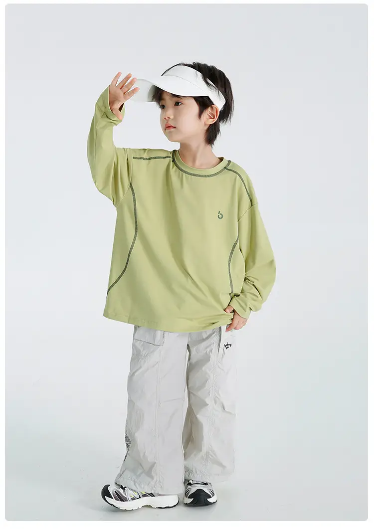 Haima Boys Quick-Dry Thin Long Sleeve Summer T-Shirt — feature 20