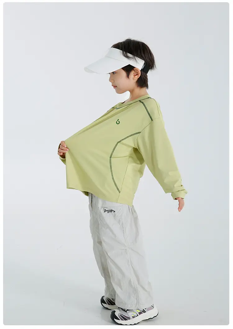 Haima Boys Quick-Dry Thin Long Sleeve Summer T-Shirt — feature 21