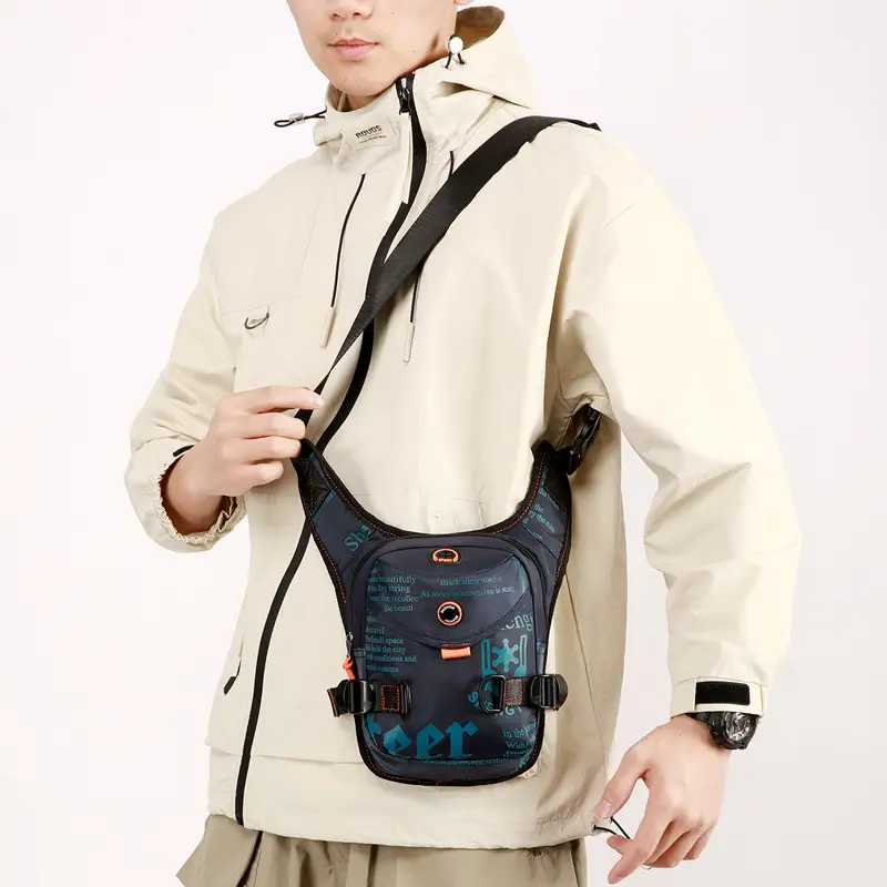 Men's Nylon Casual Shoulder Bag with Adjustable Straps - Image 6