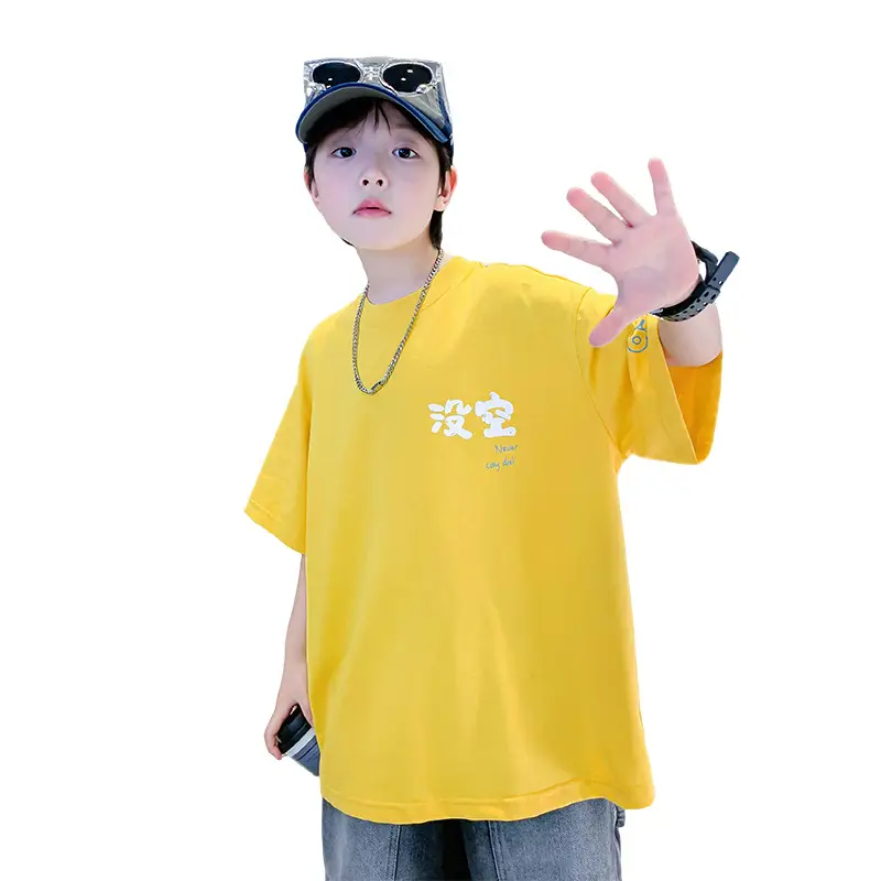 Boys Black Graphic T-Shirt 2025 New Arrival - Image 7