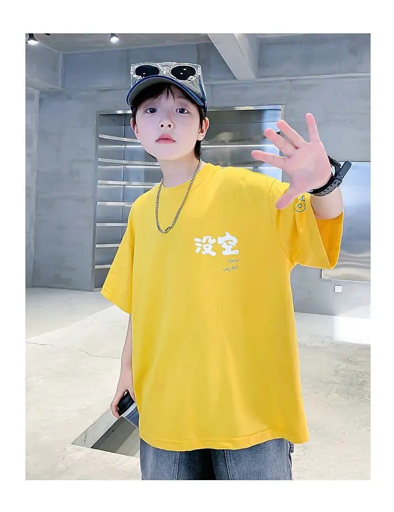 Boys Black Graphic T-Shirt 2025 New Arrival — feature 10