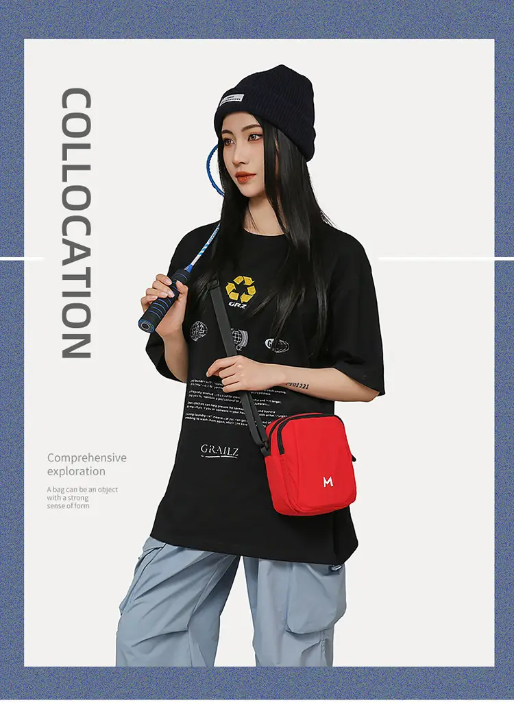 Dopamine Mini Crossbody Bag for Men Green — feature 1