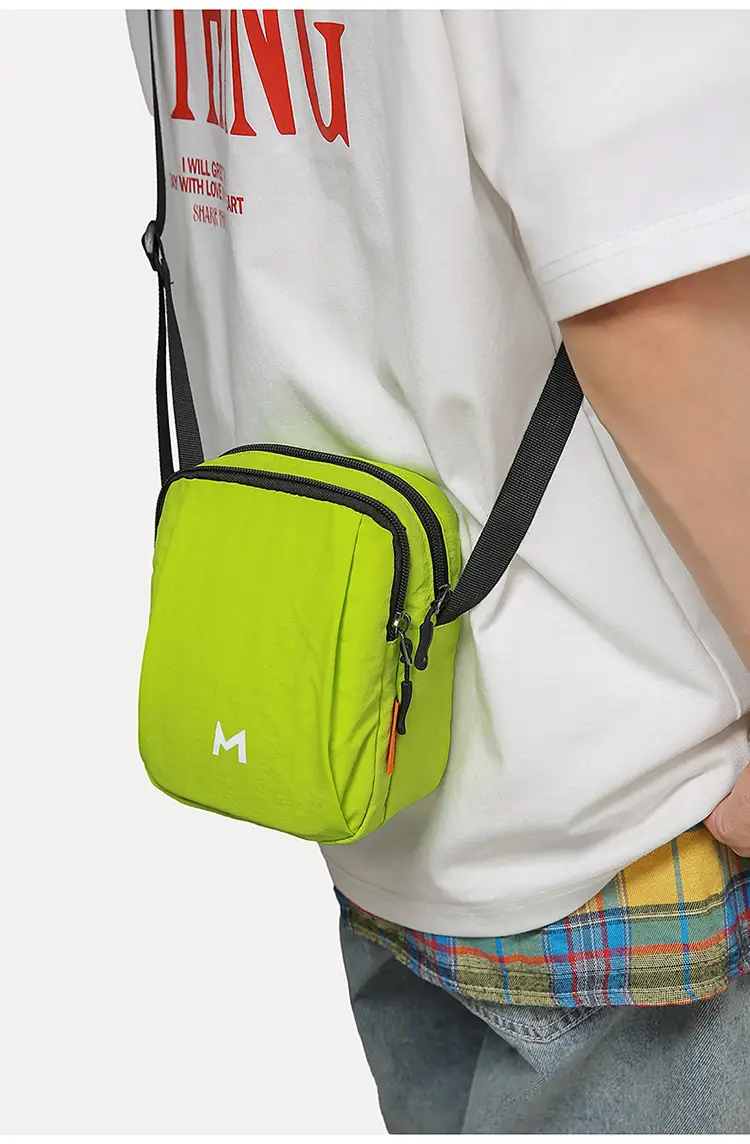 Dopamine Mini Crossbody Bag for Men Green — feature 17