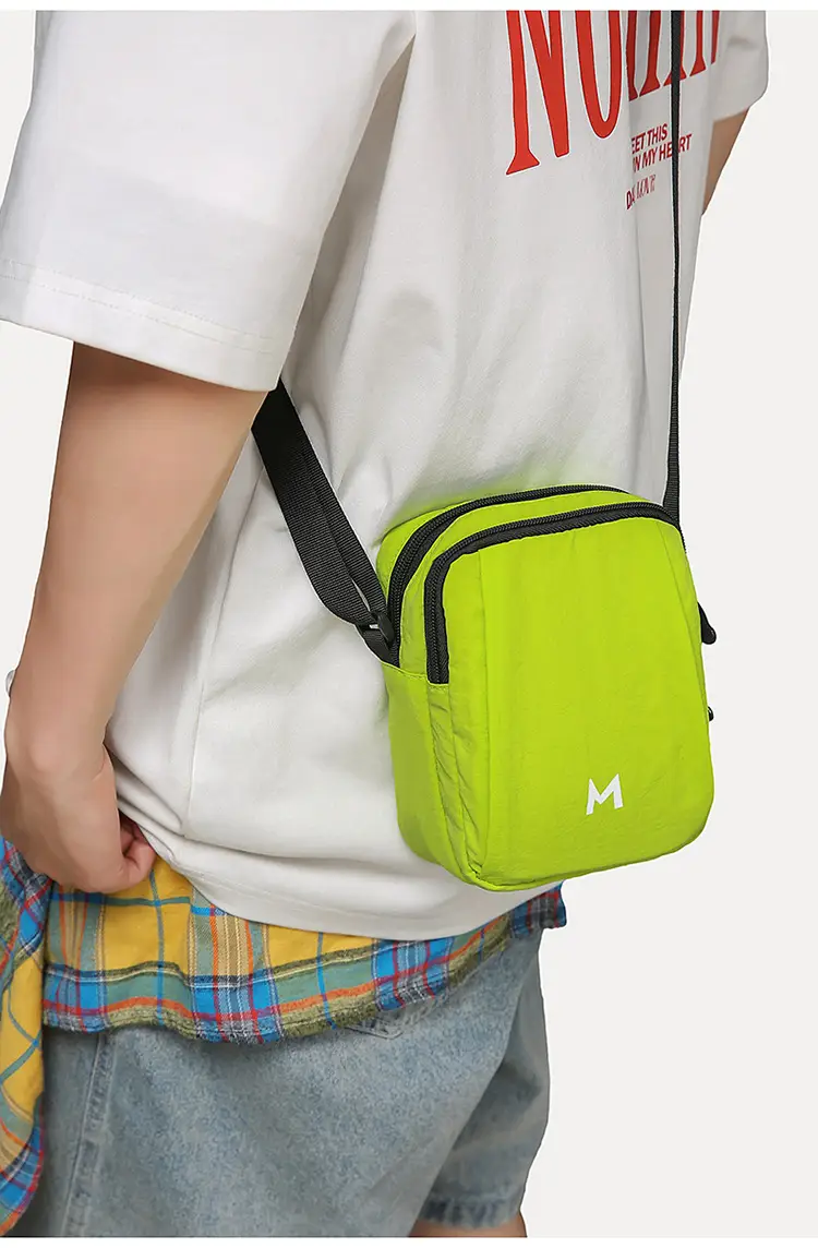 Dopamine Mini Crossbody Bag for Men Green — feature 18