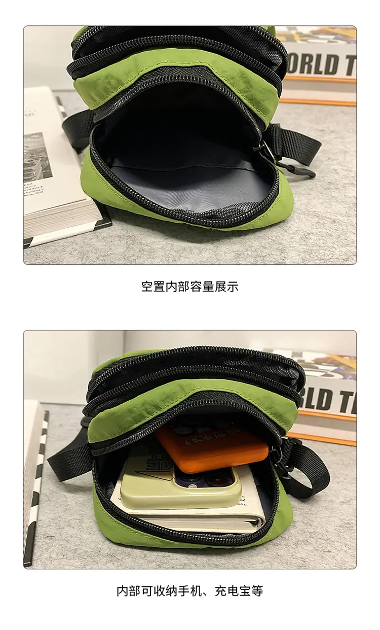 Dopamine Mini Crossbody Bag for Men Green — feature 42
