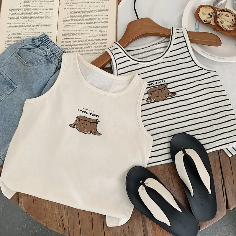 Boys Sleeveless Vest 2025 Kids Summer Wear — feature 1