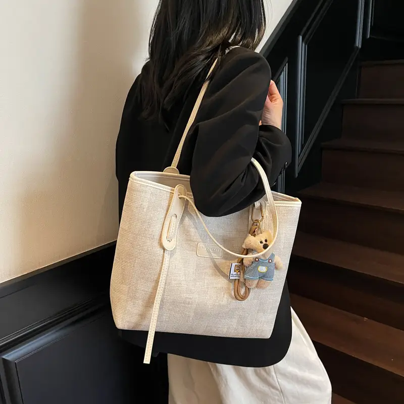 Retro Black Shoulder Bag for Women Large Capacity 2025 - Image 2