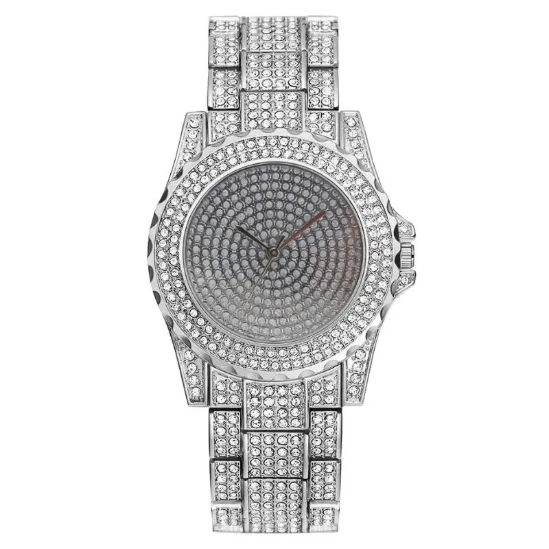 High-End Gold Rhinestone Watch Set for Women - Image 15