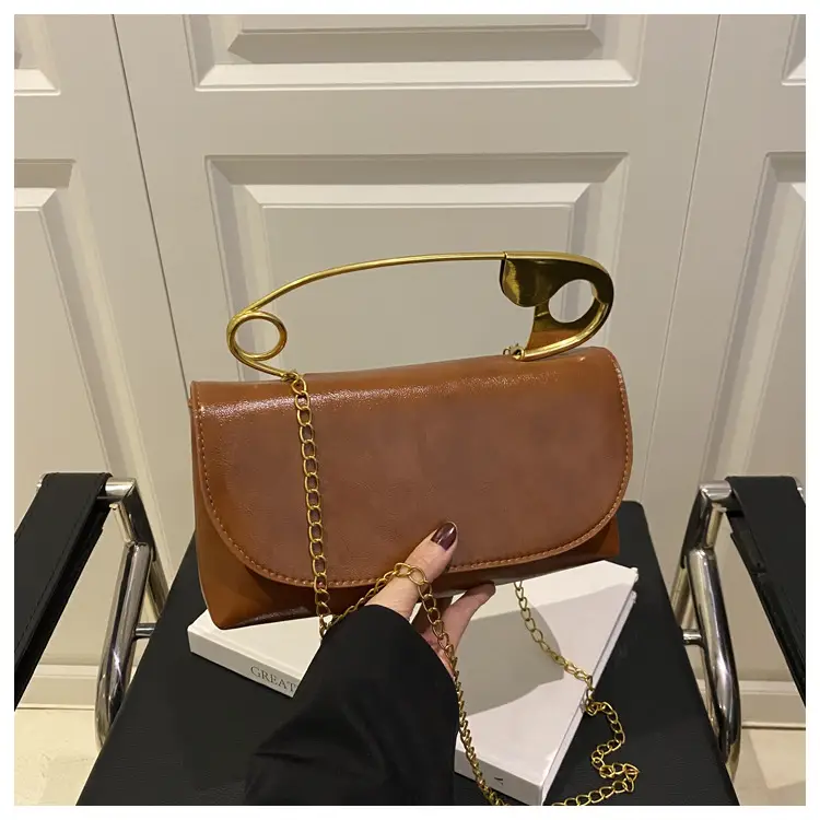 Portable Large Pin Bag PU Leather Women's Crossbody Bag — feature 23