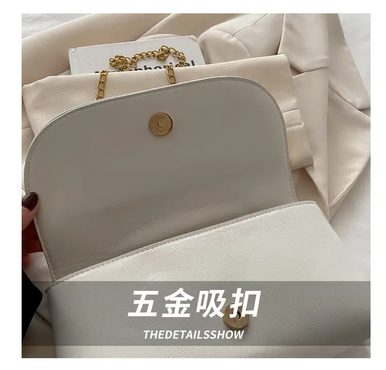 Portable Large Pin Bag PU Leather Women's Crossbody Bag — feature 5