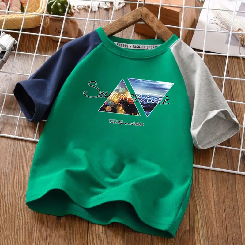 100% Cotton Cartoon T-Shirt for Boys Summer Wear - Image 5