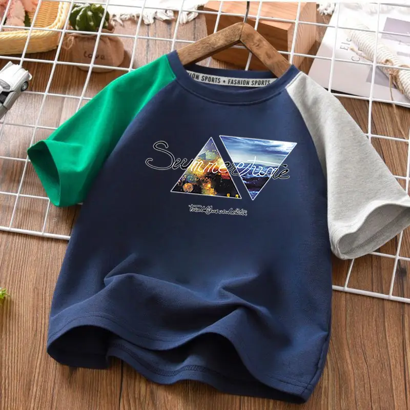 100% Cotton Cartoon T-Shirt for Boys Summer Wear - Image 6