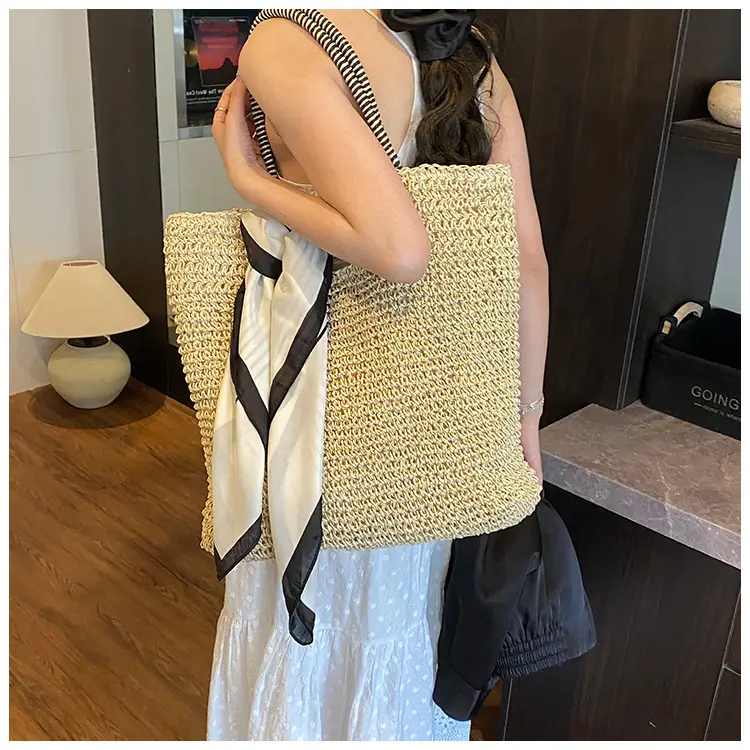 Women Straw Shoulder Bag Large Capacity 2025 — feature 17
